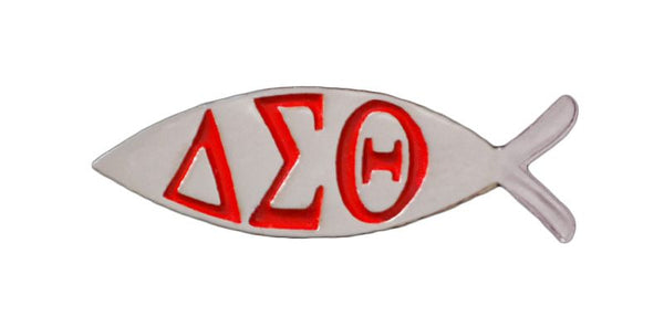 Delta Sigma Theta Sorority Greek Fish Lapel Pins