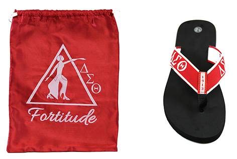 Delta Sigma Theta Sorority Ladies Thong-Style Flip Flop Sandals (9)