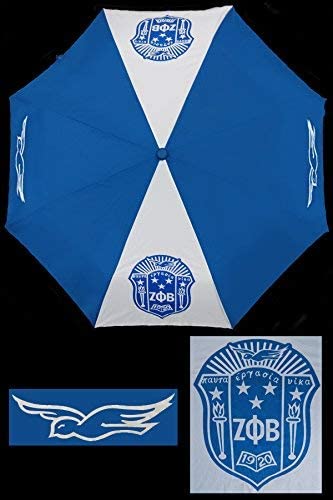 Zeta Phi Beta Auto Open Folding Umbrella
