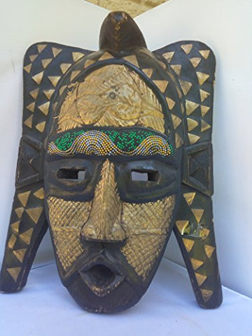 Antique Bambara Mask Ghana Version from West Africa 16x12 in