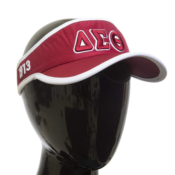 Delta Sigma Theta Sorority Visor Red