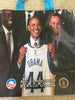 New Obama- "The First Family /Golden Warriors 44 T Shirt NBA Champions " 18 x 18 Extra Large Full Color Glossy - Shopping Bag / 4 Sided