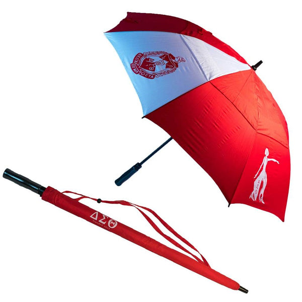 Delta Sigma Theta  30'' Wind Resistant Auto Open Umbrella