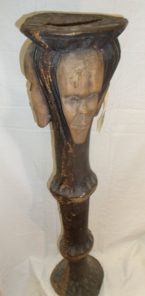 3 Face Statue From Bamileke Camoreoon