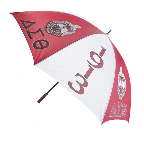 Delta Sigma Theta Sorority 30" Jumbo Umbrella Delta Sigma Theta Sorority 30" Jumbo Umbrella