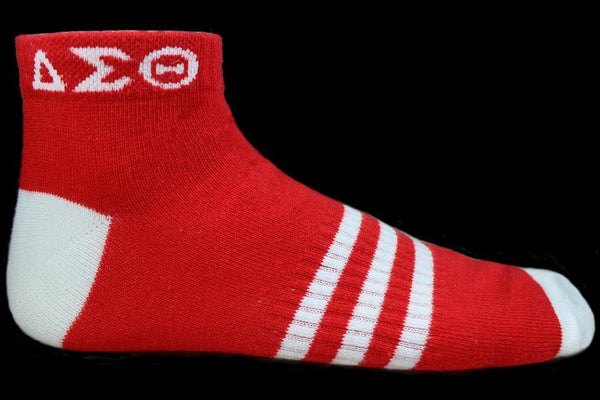 Delta Sigma Theta Ankle Socks Red