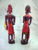 Hand-painted Maasai Couple