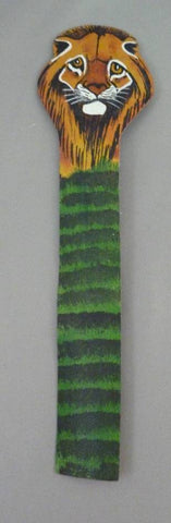 Leather Lion Bookmark