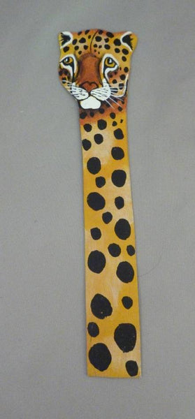 Leather Cheetah Bookmark