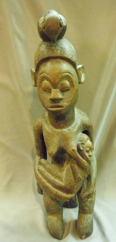 Antique Congolese Mother and Child