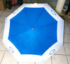 Zeta Phi Beta Sorority Hurricane Large Umbrella Blue Handle (White)