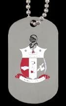 Kappa Alpha Psi (KAP) Fraternity Double Sided Silver Dog Tag