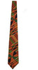 African Kente cloth pattern Men Necktie: Style 5 "Set"
