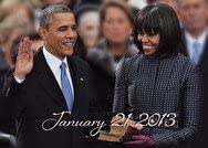 The Obama's Second Inauguration magnet