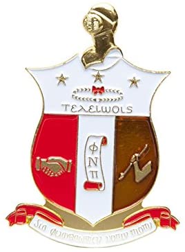Kappa Alpha Psi Fraternity Die Cut Shield Car Tag Badge