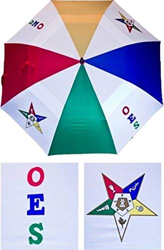 Order of Eastern Star 30'' Wind Resistant Auto Open Umbrella