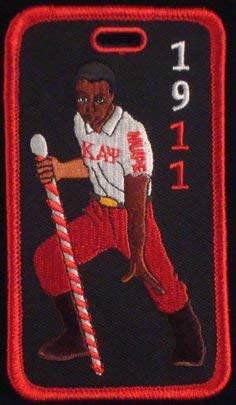 Kappa Alpha Psi Embroidery Id/luggage Tag Stepper