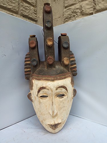 Unique Igbo Mask From Nigeria 25x10 in