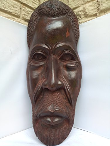Antique Makonde Mask From Tanzania, East Africa 25x10 in