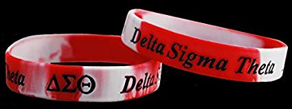 Delta Sigma Theta Silicone Bracelet