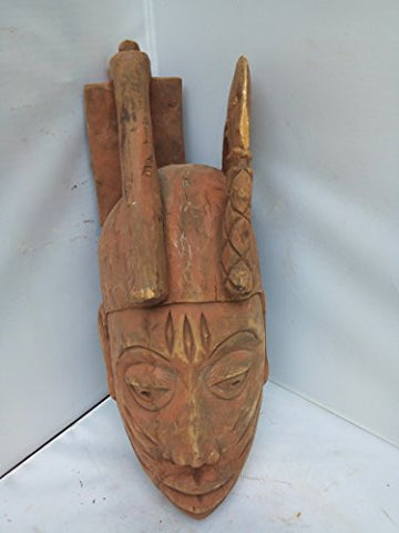 Antique Yoruba Gelede Mask 16x6 in
