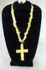Stone Cross Necklace Set