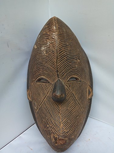Antique IGBO Mask from Eastern Region of Nigeria 16x9 in