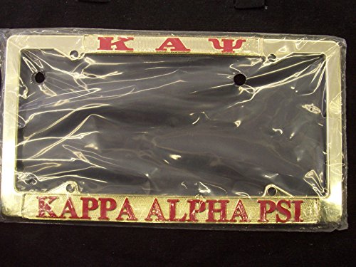 Kappa Alpha Psi Gold License Plate
