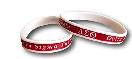 Classic Delta Sigma Theta Silicone Bracelet
