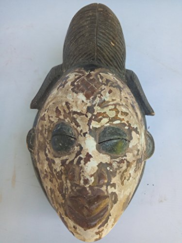 Antique Punu Mask from Gabon West Afrca 10x7 in
