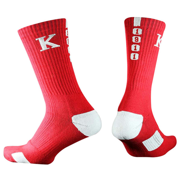 Kappa Alpha Psi Fraternity Athletic Dry Fit Crew Socks