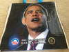 New Barack Obama The 44th U S President Signing In Oval Office Comomerative " 18 x 18 Extra Large Full Color Glossy - Shopping Bag / 4 Sided