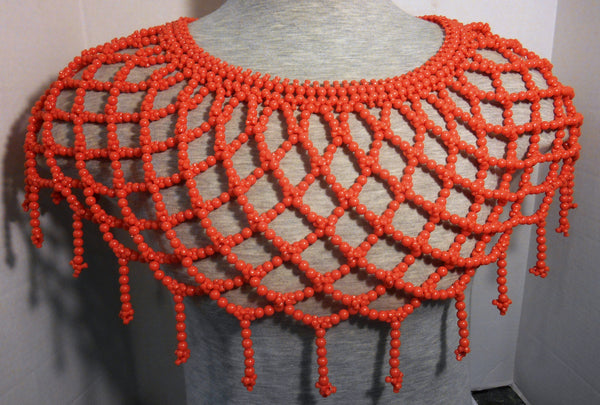 African Coral Beads Necklace