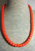 African Royal Coral Bead Necklace
