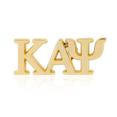 Kappa Alpha Psi 3 Letter Gold Pin