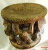 Old Bamileke Rounded Stool