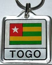 African & Carribbean Flag Keychains (Select Country)
