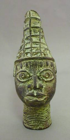 Antique Bronze King of Benin