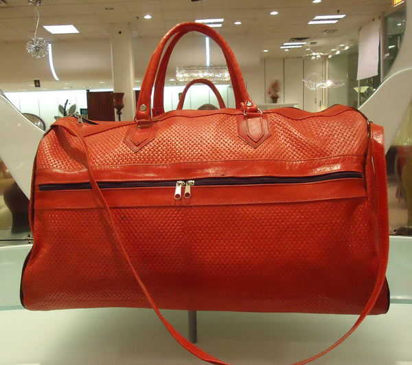 Red Algerian Leather Handbag