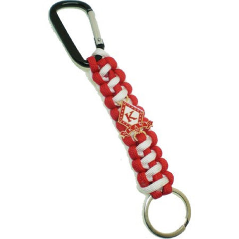 Kappa Alpha Psi Paracord Keychain - 6.75" long