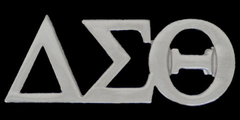 Alpha Kappa Alpha Sorority 3 Letter Silver Pin