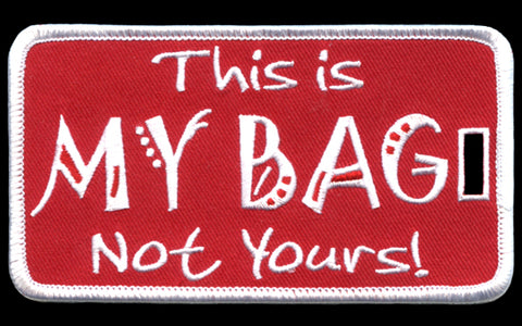 Delta Sigma Theta Embroidery Id/luggage Tag "This is MY BAG Not Yours!"