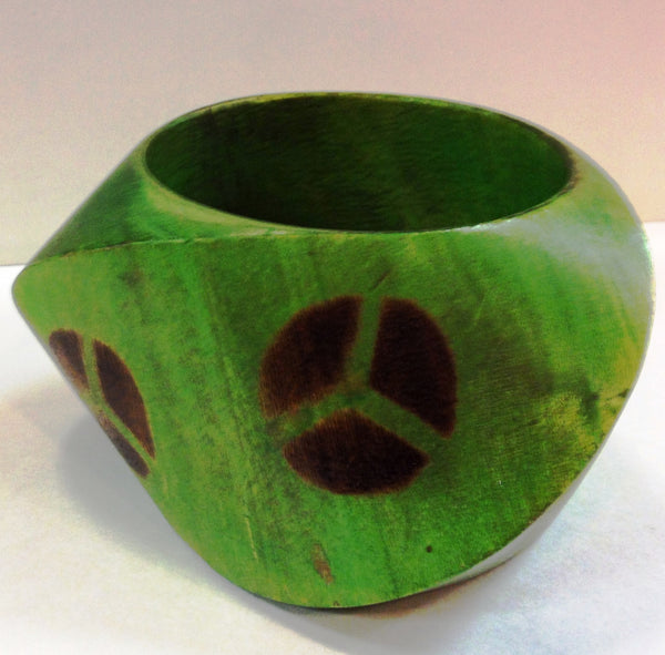 Hand Painted Wooden Bangle