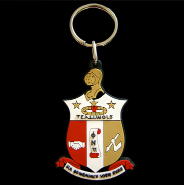 Kappa Alpha Psi PVC Shield Keychain