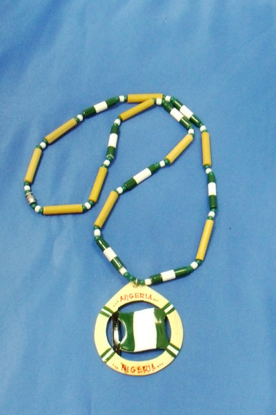 Nigerian Flag Necklace