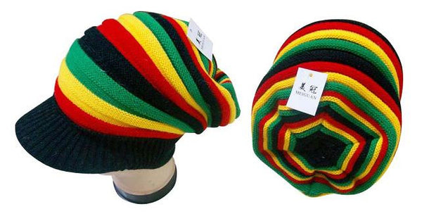 Rasta Woven Hat-Perfect for Dreads