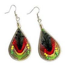 Rasta Dream Catcher Earrings(S Size)