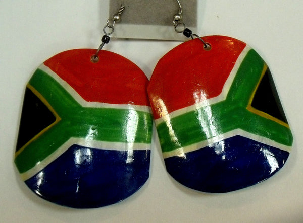 South African Flag earring