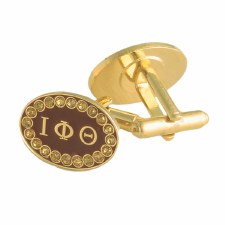 Iota Phi Theta Crystal Cufflinks