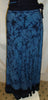 Blue And Black wrap skirt